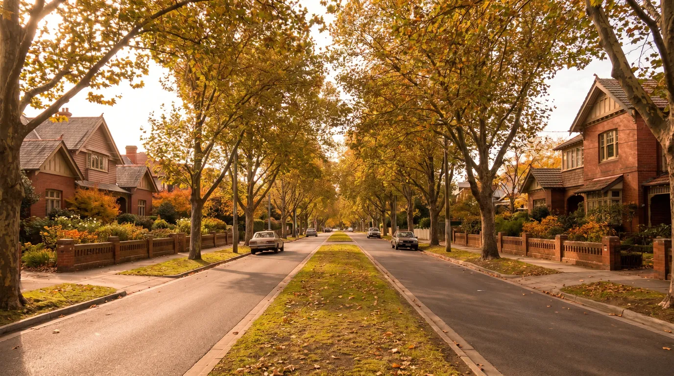 Removalists at work on a street in Balwyn