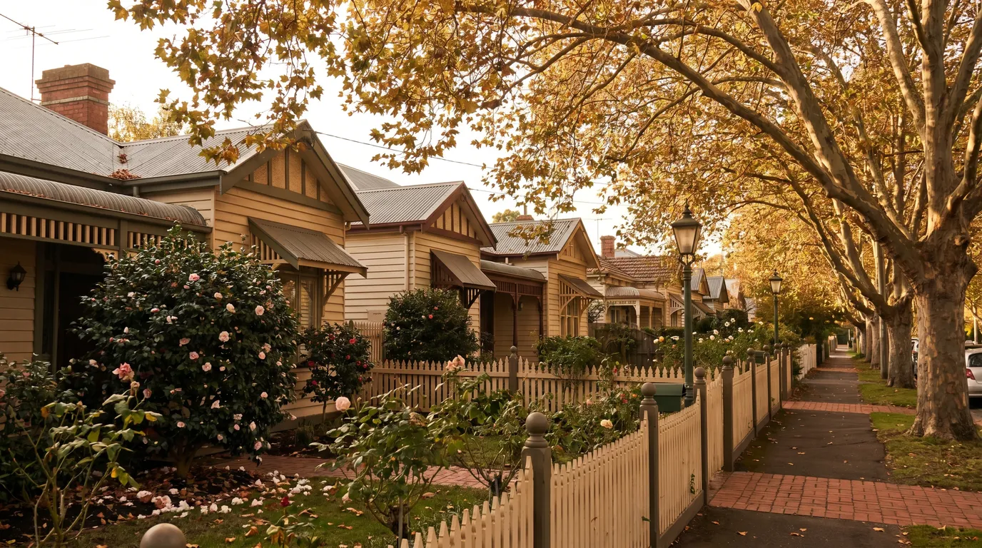 Removalists at work on a street in Surrey Hills